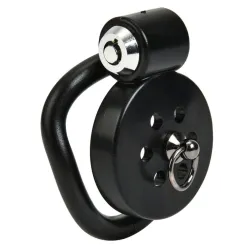 CockLock Cage avec laisse Leashidy 2.5 x 3.8 cm Noire